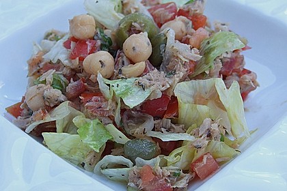 Kichererbsen - Thunfisch - Salat 5
