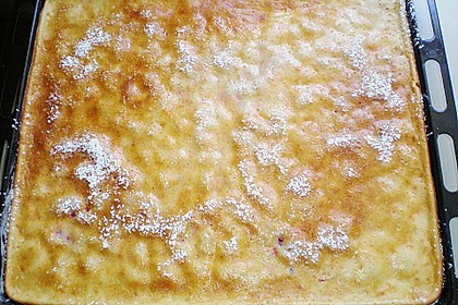 Johannisbeerkuchen mit Saure - Sahne - Guss vom Blech 2