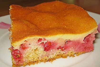Johannisbeerkuchen mit Saure - Sahne - Guss vom Blech 5