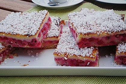 Johannisbeerkuchen mit Saure - Sahne - Guss vom Blech 10