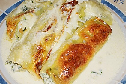 Cannelloni mit Spinat & Ricotta 6