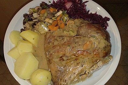 Gefüllte Weihnachtspute 4