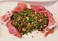 Linsensalat mit Parmaschinken
