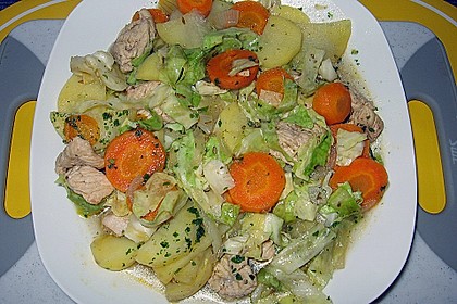 M&ouml;hren - Schichteintopf 1