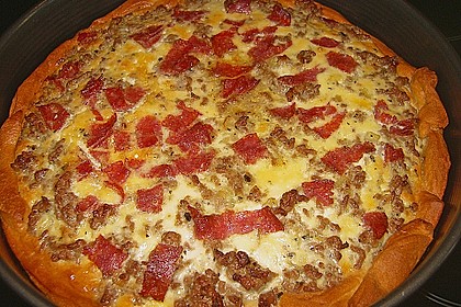Hackfleisch - Quiche 2