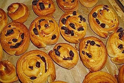 Rosinenschnecken 3
