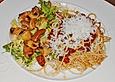 Salat mit Honigchampignons