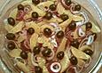 Zwiebelsalat mit Orangen und Oliven