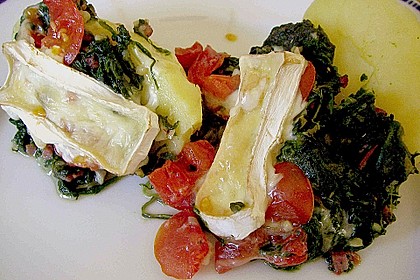 &Uuml;berbackene Spinatkartoffeln 2
