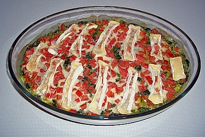 &Uuml;berbackene Spinatkartoffeln 3