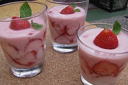Erdbeer- Minz - Mousse 1