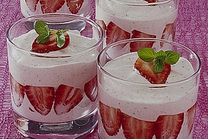 Erdbeer- Minz - Mousse