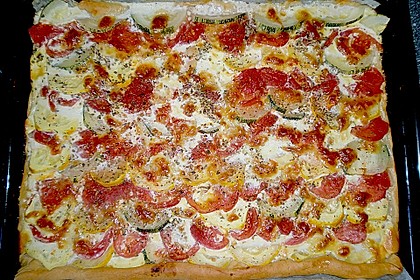 Tomaten - Zucchini - Kuchen 2
