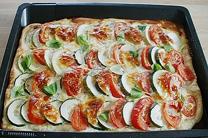 Tomaten - Zucchini - Kuchen 3