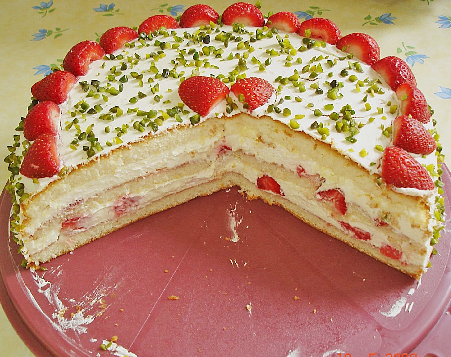 Erdbeer Kuchen Mit Vanille — Rezepte Suchen