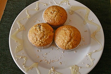 Haferflocken - Honig - Muffins 2