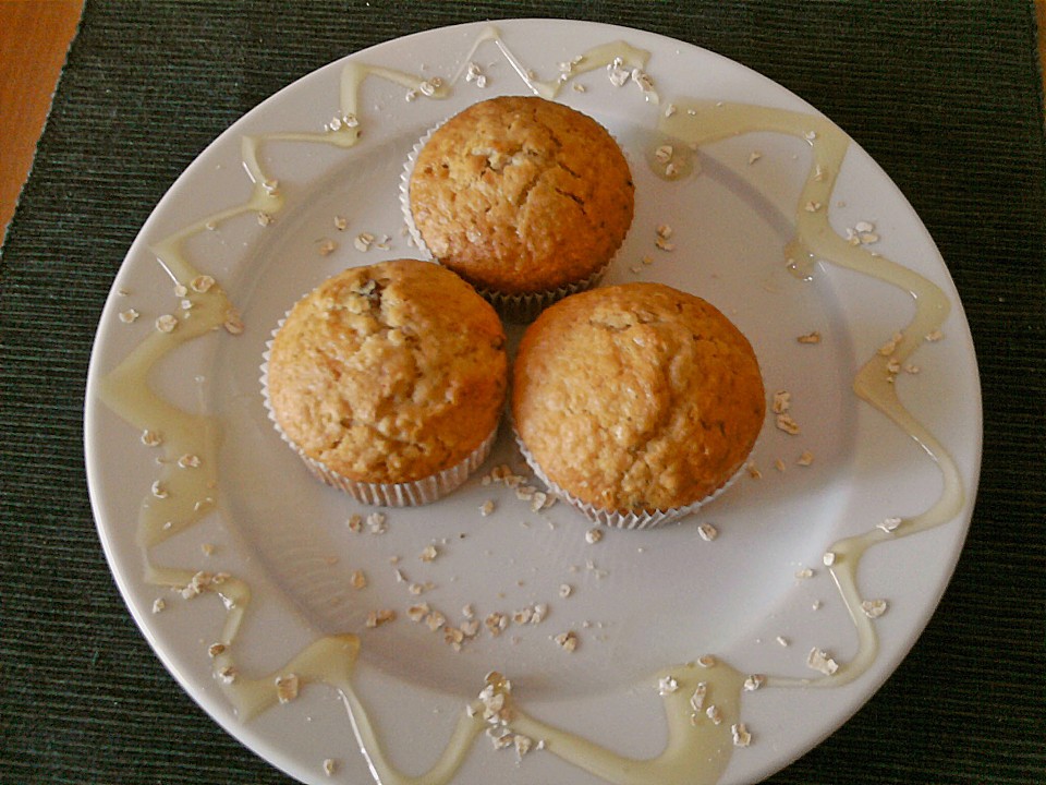 Haferflocken - Honig - Muffins (Rezept mit Bild) von bienchen08 ...