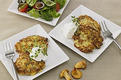 Kartoffel - Pilzpuffer