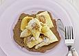 Kaiserschmarrn mit Nougatsauce und Haselnusskrokant