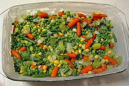 Kn&ouml;delauflauf mit Gem&uuml;se 4