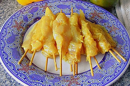 Knusprige H&auml;hnchenspie&szlig;e