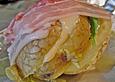 Gef&uuml;llte Backkartoffel mit Bacon und K&auml;se