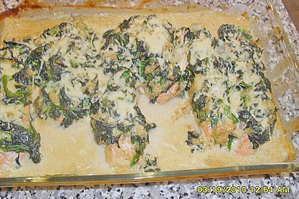 Lachs - Spinat - Auflauf 13