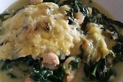Lachs - Spinat - Auflauf 1