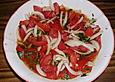 Tomaten - Zwiebel - Salat