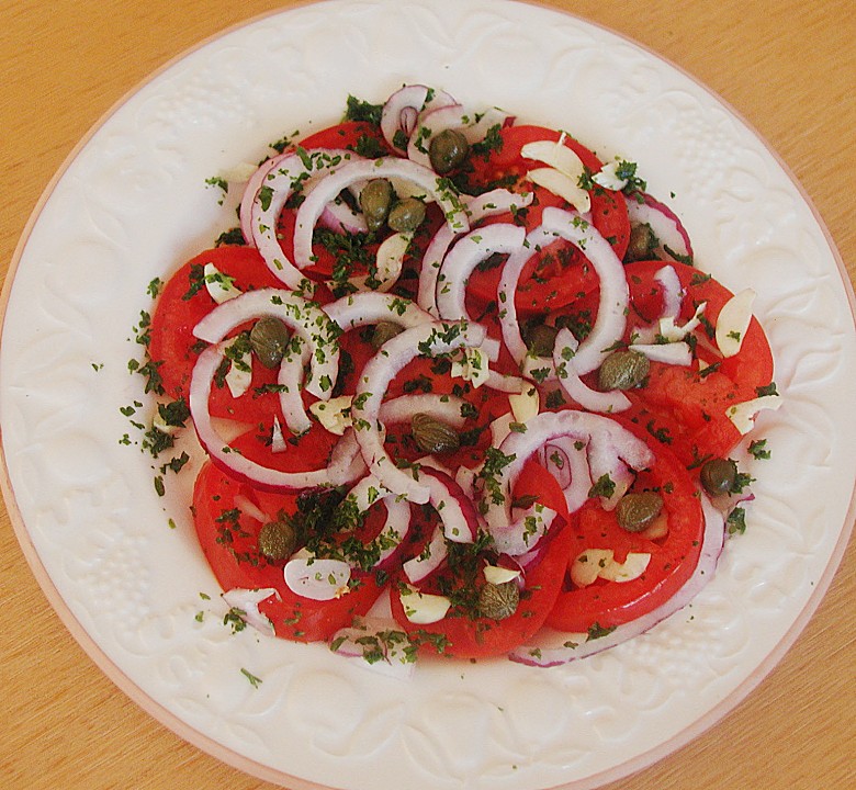 Tomaten - Zwiebel - Salat (Rezept mit Bild) von tartuffo | Chefkoch.de