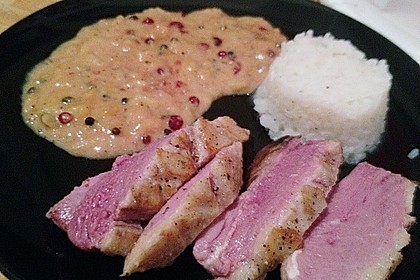 Entenbrust in fruchtigen Pfeffersauce 2