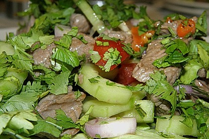 Pikanter thail&auml;ndischer Rindfleischsalat 1