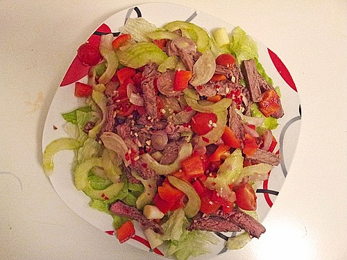 Pikanter thailändischer Rindfleischsalat (Rezept mit Bild) | Chefkoch.de