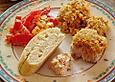 Schweinefiletmedaillons mit Kr&auml;uter - Tomaten - Haube