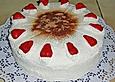 Schnelle Erdbeer - Sahne - Torte