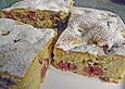 Kirschkuchen mit Minzschokolade
