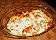 Brokkoligratin mit Knoblauchsahne