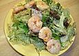 Gebratene Scampi mit Salat
