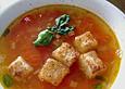 Tomatensuppe mit Cro&ucirc;tons