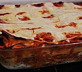 Leichte Lasagne mit H&uuml;ttenk&auml;se (Bild)