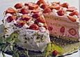 Erdbeer - Pistazien - Torte