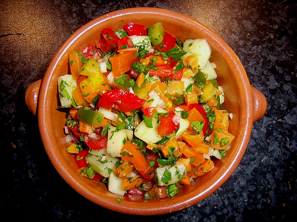 Andalusischer Gemüsesalat (Rezept mit Bild) von Simone Hefner | Chefkoch.de