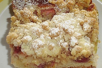 Rhabarber - Streuselkuchen 4