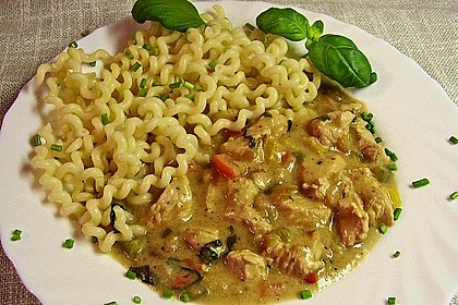 Würzige Puten - Paprika - Pfanne 4