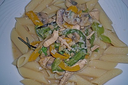 Würzige Puten - Paprika - Pfanne 10