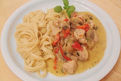 Würzige Puten - Paprika - Pfanne 2