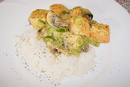 Lachsragout