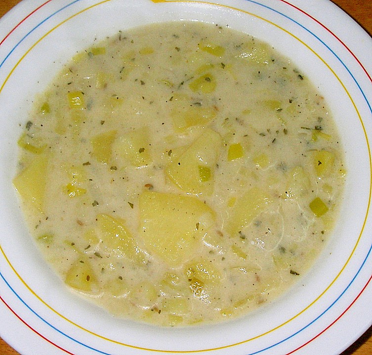 Lauch - Kartoffel - Suppe (Rezept mit Bild) von vera61 | Chefkoch.de