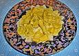 H&uuml;hnchen in Pfirsich - Curry - Rahmnudeln