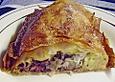 Krautstrudel mit Blutwurst